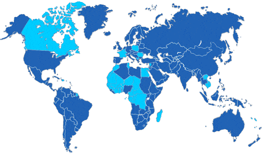 french language around the world